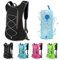 Lollanda Fahrradrucksack, Wanderrucksack klein, Wasserdicht Rucksäcke für Herren und Damen, MTB Rucksack für Radsport,Camping,Laufen (Schwarz Trinkrucksack 2L)