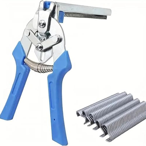 VIGOEXPRESS Tier Drahtkäfig Clamp Mit 600 STÜCKE M Clips hicken Mesh Käfig Drahtzaun Crimpen Solder Repair Repair Schweißen Handwerkzeuge | CRIMPERO