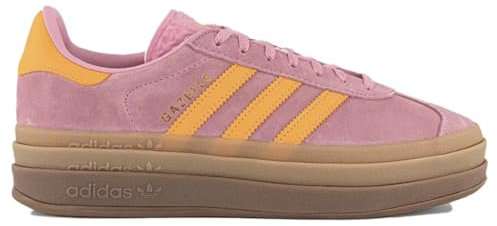 Adidas Gazelle Bold Baskets pour femme, Rose bonheur/rose pailleté/rose bonheureux, 7.5