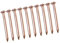 Folpus Kupfernägel, 10 Stück, praktisch, zuverlässig, leicht zu installieren, Schieferspikes, zum Abdecken von Möbeln, Booten, für Baumstümpfe, Bäume, 38mm