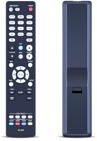 RC-1253 Remote Control for Denon 8K Ultra HD AV Surround Receiver AVR-X2800H