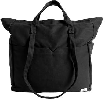 Volcom Damen Yard Tote Bag Schoolyard Canvas-Tragetasche, New Black