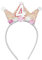 Geburtstagskrone Mädchen 4 Jahre Geburtstagskrone Mädchen Haarreifen Mädchen Geburtstag Kinder,Baby Geburtstag Mädchen 4 Jahre Haarreifen für Geburtstag Party,Prinzessin Geburtstagskrone Stirnband