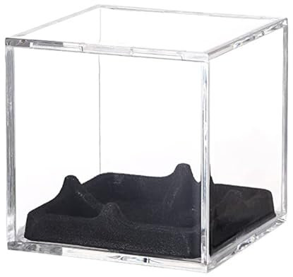 Lerpwige Baseball Vitrine Staubdichter Schutzkoffer Acryl Baseball Baseball Aufbewahrungsbox Display Würfelbox