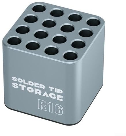 Soldering Iron Tips Holder Box with Multi Grid Design Fits C115, C210, C245, T12 Models