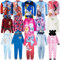 Characters Cartoons - Bambina Bambino Pigiama Intero con Zip Tutona da casa in Pile - Prodotto Originale [20051 Rosso - 6 Anni]