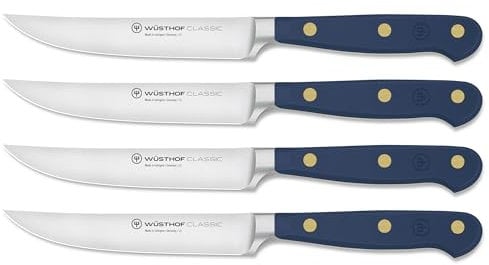 WÜSTHOF Classic Wild Blueberry 4 Piece Steak Knife Set