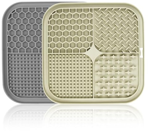 Alfombrillas Para Perros y Gatos - Comedero Lento de Alimentación Para Aliviar la Ansiedad - Juguete de Entrenamiento