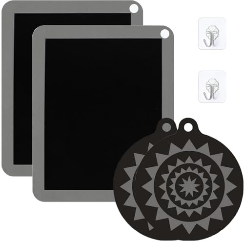 4 Pièces Protection Plaque Induction Pour Induction Chauffage, Protection de la Table de Cuisson Tapis de Protection Réutilisable, Tapis de Protection Multifonctionnel en Fibre de Verre