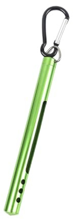 AMSLSIU Fly Fishing Thermometer Metal Stream Lakes Spring Clip with Carabiner Portable Pocket Outside Freshwater Saltwater Fish Tools, Green