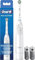 Oral Pro Battery Toothbrush with Precision Clean Head Plaque Remover for Teeth Electric Toothbrush Powered with 2 AA Batteries Included White Colour Ideal for Daily Oral Hygiene and Gum Health
