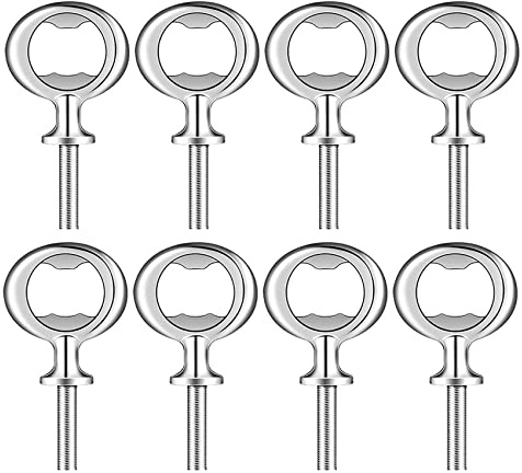 Owaefuqoir 16 Pieces Bottle Opener Kit Metal Bottle Opener DIY Craft Beer Bottle Opener Blank Bottle Opener