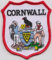 Flagge Cornwall County Aufnäher Patch Abzeichen Wappen