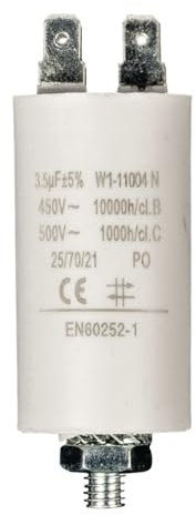 Fixapart W1-11004N condensatore Bianco Fixed capacitor Cilindrico
