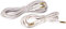 adaptare 10025 Stereo-Aux-Kabel 2-mal 3,5-mm-Stecker Klinke vergoldet Ultraslim-Design, 2,00m, weiß