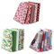 RayLineDo® Patchwork-Stoffe, verschiedene Muster, mehrfarbig, 100 % Baumwoll-Popeline, 45,7 x 55,9 cm, Grün, Rot und Gitter-Serie, 15 Stück