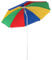 The Magic Toy Shop Garden Beach Patio Tilting Tilt Multi Coloured Umbrella Parasol Sun Shade Protection UPF40 (Rainbow)