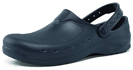 Shoes for Crews Arbeitsschuhe ZINC – Bequeme, Wasserabweisende & Rutschhemmende Clogs für Schichtarbeit, Medizin- und Küchenpersonal, OB E SR – für Damen und Herren