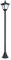 HOMCOM Luminaire extérieur lampadaire sur pied solaire lampadaire lanterne classique LED 30 Lm dim. 15L x 15l x 120H cm noir