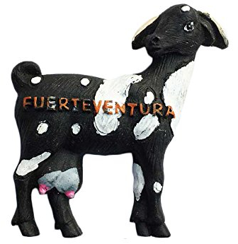 wedaredai 3D Fuerteventura Spanien Kühlschrank Magnet Milch Schaf Stil Souvenir Aufkleber, Spanien Handarbeit Home und Küche Dekoration Kühlschrank Magnet