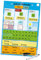 TimeTEX Jahres-Kalender magnetisch - zeigt Datum, Wochentage, Jahreszeiten und das Wetter - ca. 28 x 41 cm- 94918