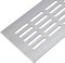 Gedotec Lüftungsgitter eckig aus Aluminium | 1 Stück Abluft-Gitter Silber eloxiert 600 x 80 mm | Tür-Gitter Alu für Innen und Außen | Belüftungsgitter eckig zum Verschrauben | Abluftgitter