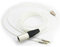 NewFantasia Câble symétrique XLR à 4 broches 6N OCC en cuivre monocristallin plaqué argent compatible avec casque Hifiman Arya, Sundara, Ananda, HE400SE 2,1 m (XLR à 4 broches vers double version 3,5