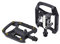 BBB Cycling Fahrrad Pedale Aluminium CrMo SPD Klickpedale und Flat für MTB Urban Electric Fahrrad Anti-Rutsch Langlebige Lager Einstellbare Spannung DualChoice Trail BPD-62, 90 x 100 mm