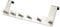 Chrome Over The Door Hook Hanger, Stylish Heavy-Duty Storage for Coats, Clothes, Towels, Bags, or Robes – 6 Hook Models, with Protective Foam Backing. Brushed Chrome (Silver) stocked in The UK