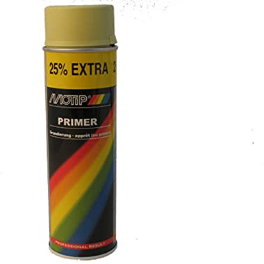 Motip Grundierung Primer Haftgrund Beige-Gelb Lackspray Filler 004053 500Ml