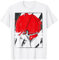 Bogen Japan Bogenschütze Japanischer Bogen Bogenschießen T-Shirt