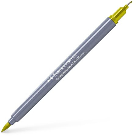 Faber-Castell Creative Studio Goldfaber Aqua Dual Marker, maigrün gelblich, Einzelmarker, für Kunst, Handwerk, Zeichnen, Skizzieren, Zuhause, Schule, Universität, Ausmalen