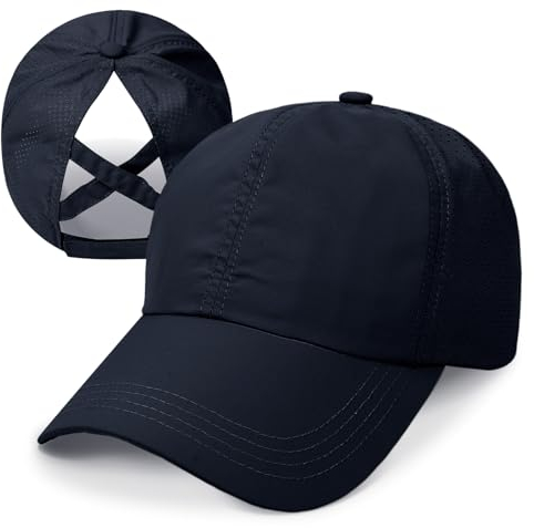 Basecap Damen Kappe Sommer aus Mesh Pferdeschwanz Cap Baseballmütze Schnell Trocknend | Atmungsaktiv | Leichte Sonnenschutz Kappe Verstellbare Baseball Cap Damen Freizeit Kappe