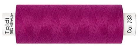 Gütermann Nähgarn Allesnäher TOLDI | 500m | Nähmaschinengarn | 40 Farben (733 pink)