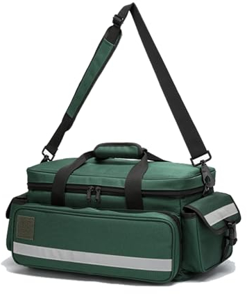 Joyfitness First Responder Bag Trauma-Rucksack leer, Leere EMS-Schultertasche, große EMT First Responder Trauma-Tasche für Wandern, Camping, Auto, Reisen, Zuhause und Outdoor