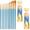 Luoqun88 Paint Brush, Paint Brush Set, 20 PCS Nylon Hair Paint Brushes for Acrylic, Oil, Watercolor & Gouache Painting - Ideal Small Paint Brush for Artists, Kids, and Creative Projects(Blue)