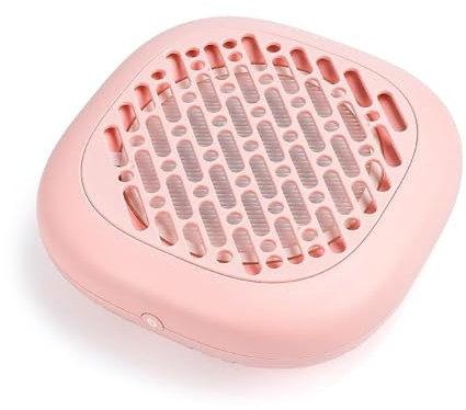LIARTY Nail Dust Collector Machine 130W New Strong Power Nail Dust Collector Powerful Suction Extractor Fan for Manicure, Professional Nail Filter pink
