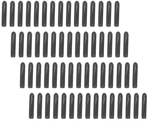 DOITOOL 100 Piezas Tapas De Puntas De Reparación De Lavavajillas Junta Limpiador De Tapas Rejilla Para Lavavajillas Lámina Hundir Cuchillería Fin Equipo Umbral Estante Grey El Plastico