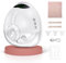 Lulia Sacaleches Electricos Manos Libres, Extractor De Leche Materna Portátil, 4 Modelos 9 Pasos, Indoloro, Sin BPA, Bajo Ruido, Con Brida 17/19/21/24 mm