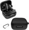 CONAPIKA Cover for Anker Soundcore P30i/P3i with Carabiner, Ultra-Slim Shockproof Anti-Scratch Charging Earphones Protective Case Durable Flexible Protection Soft Silicone Cover, Black