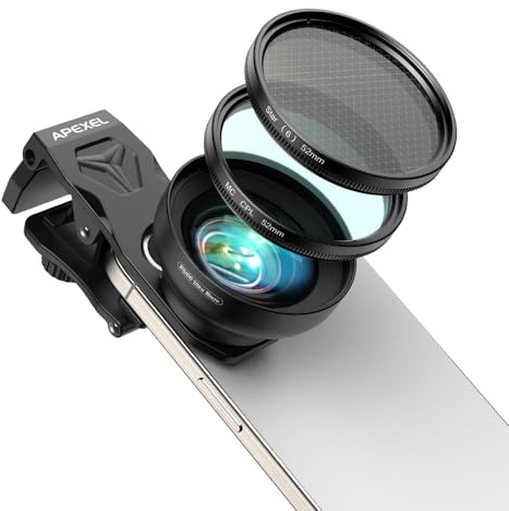 APEXEL HB100Ultra Macro Lens with 52mm Filter