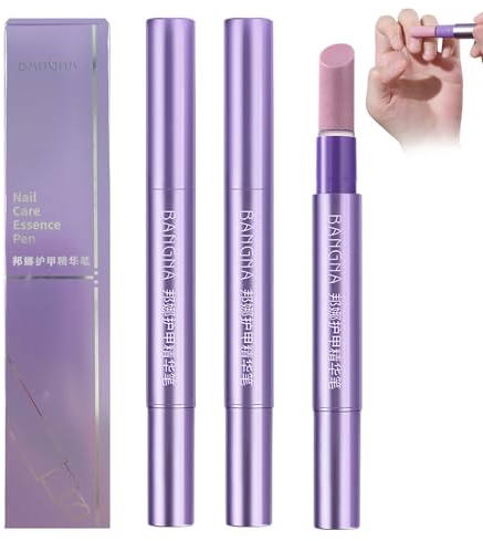 2PCS Nagelpflegestift, 3-in-1 Nagelöl Stift, Cuticle Oil Pen | Nagelhautölstift, Nagelhautentfernerstift Nagelhautpflege-Öl für die Reparatur von Rissigen und Trockenen Nägeln