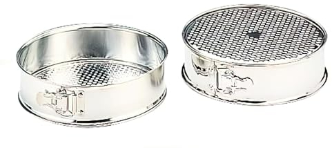 Ibili Molde Desmontable 26 CMS, Stainless Steel, Plateado, 26 x 26 x 6.5 cm