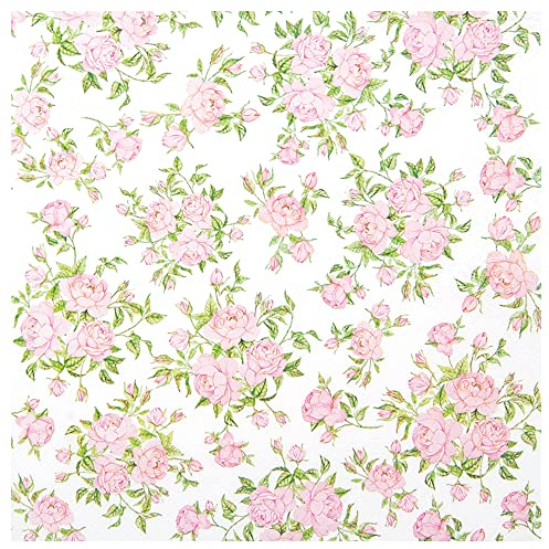 Home Fashion Lunch-Serviette Little Rose, 33 x 33 cm, Einheitsgröße