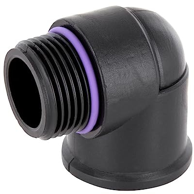 REKUBIK Winkel 90° Außengewinde x Innengewinde mit O-Ring Größe 1 AG x 1 IG