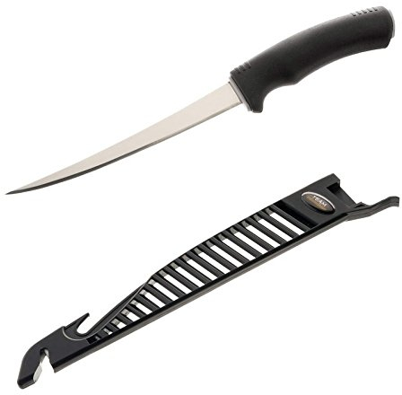 Nein Cormoran Filetiermesser 23,5cm Filitiermesser Rostfrei inkl. Scheide & Messerschleifer