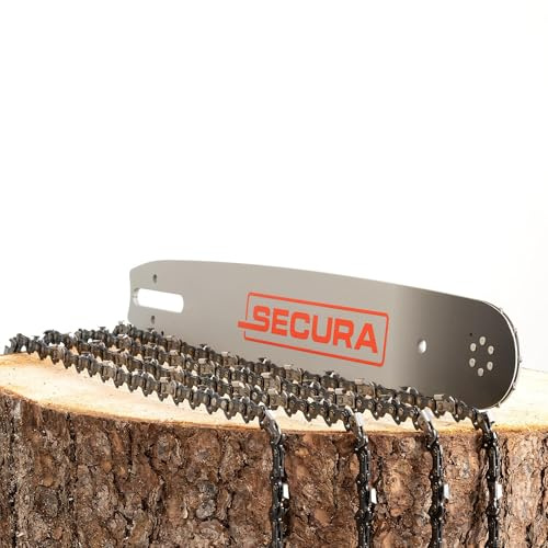 SECURA 37cm 4 Ketten + Schwert 3/8 kompatibel mit Stihl MS310 MS 310