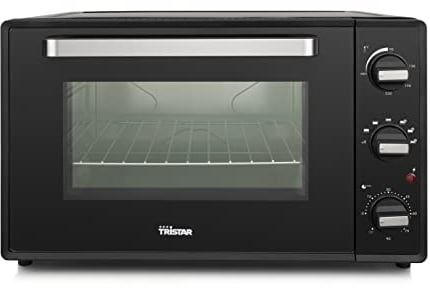 Tristar OV-3635 Horno de convección, 48 litros, Horno eléctrico multifunción de sobremesa, bandeja, rejilla y mango incluidos, temporizador de 90 min, temperatura ajustable hasta 230 grados, 2000 W