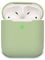 KOKOKA Schutzhülle Hülle Kompatibel mit AirPods 2, Silikon Schutzhülle Hülle für AirPods 2, LED an der Frontseite Sichtbar, Matcha Green