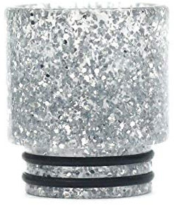 Denghui-ec, Golden Silver Star En Boquilla De Resina 810 Punta De Goteo para E-Cigarette 810 Atomizador Tanque RTA RDTA Vaporizador (Color : Plata)